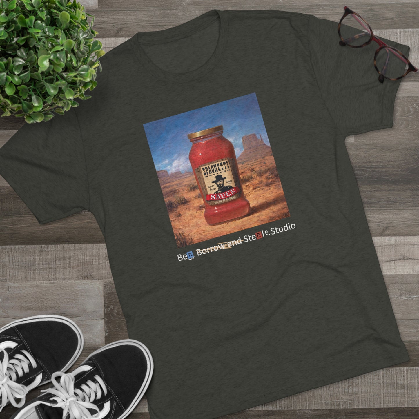 Spaghetti Western Triblend Crew Tee