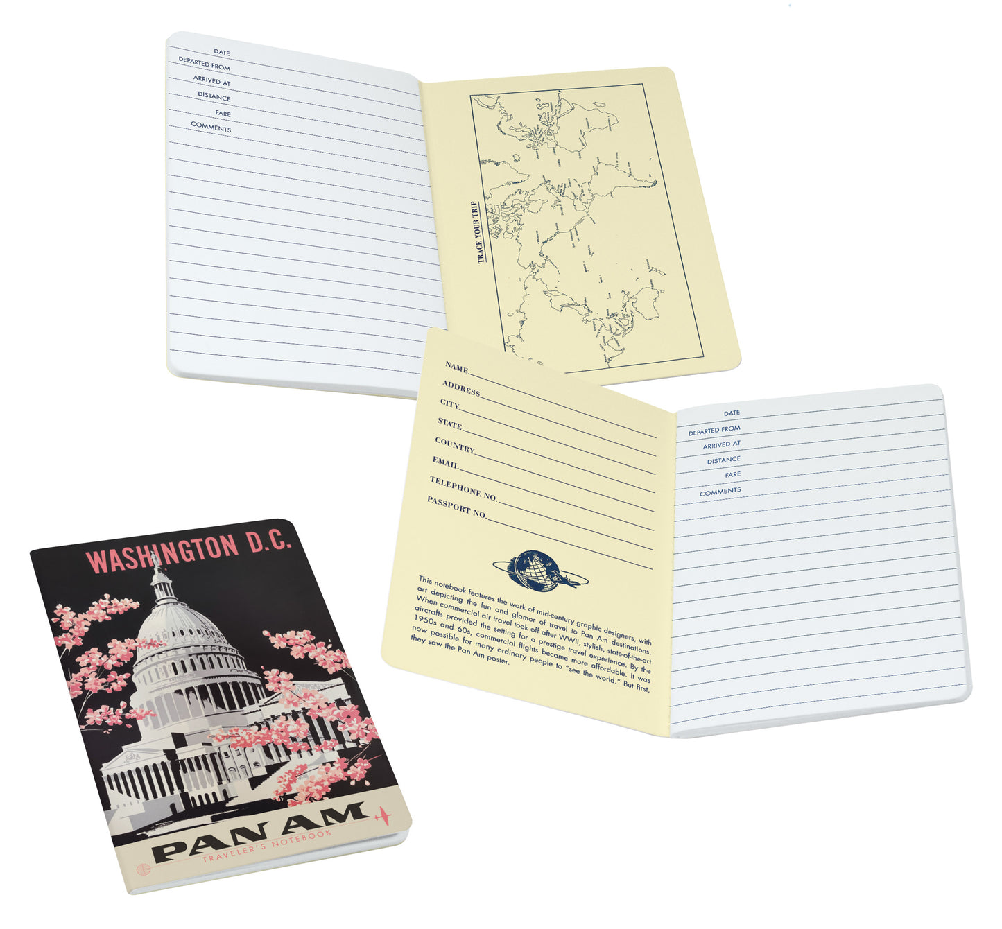 Washington DC Pan AM Traveler's Notebook