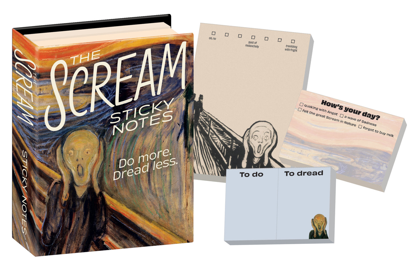 The Scream Sticky Notes