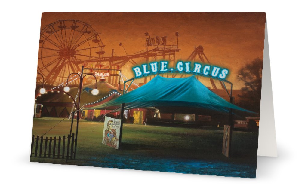 Pablo's Blue Circus Notecard