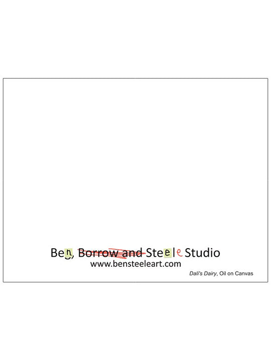 Dali Dairy Notecard