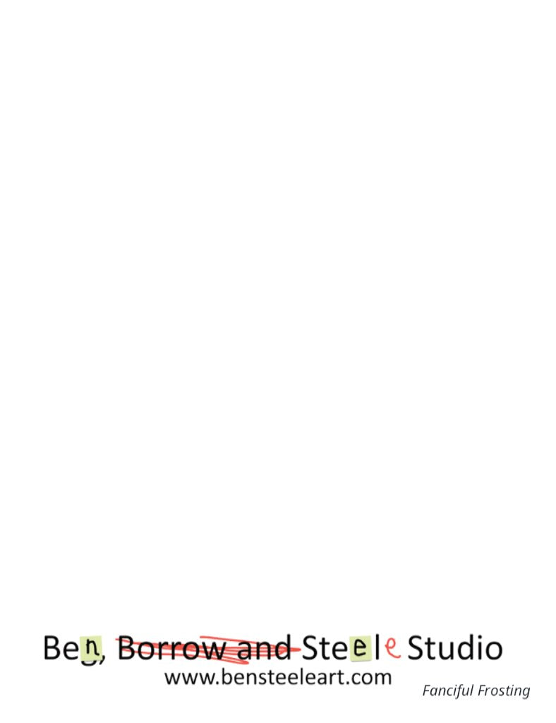 Fanciful Frosting Notecard