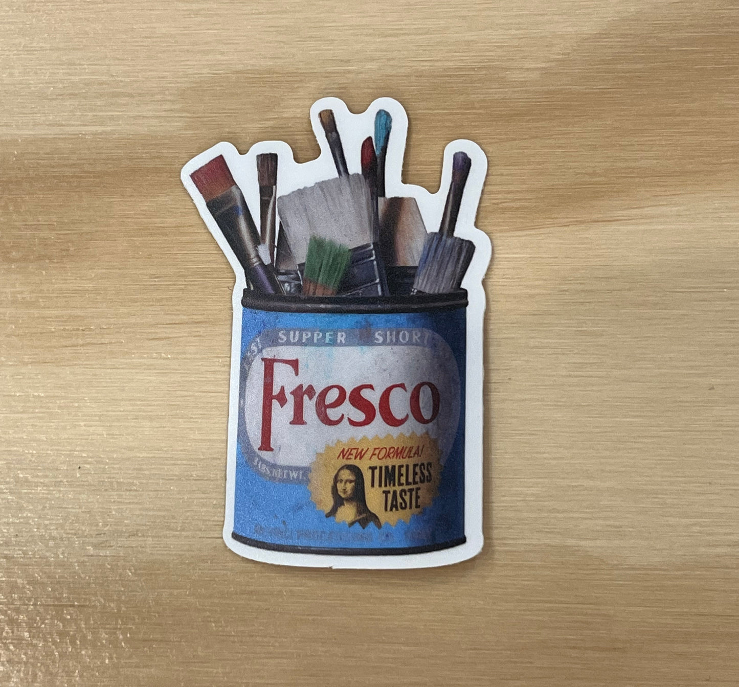 Fresco Last Supper Shortening Sticker