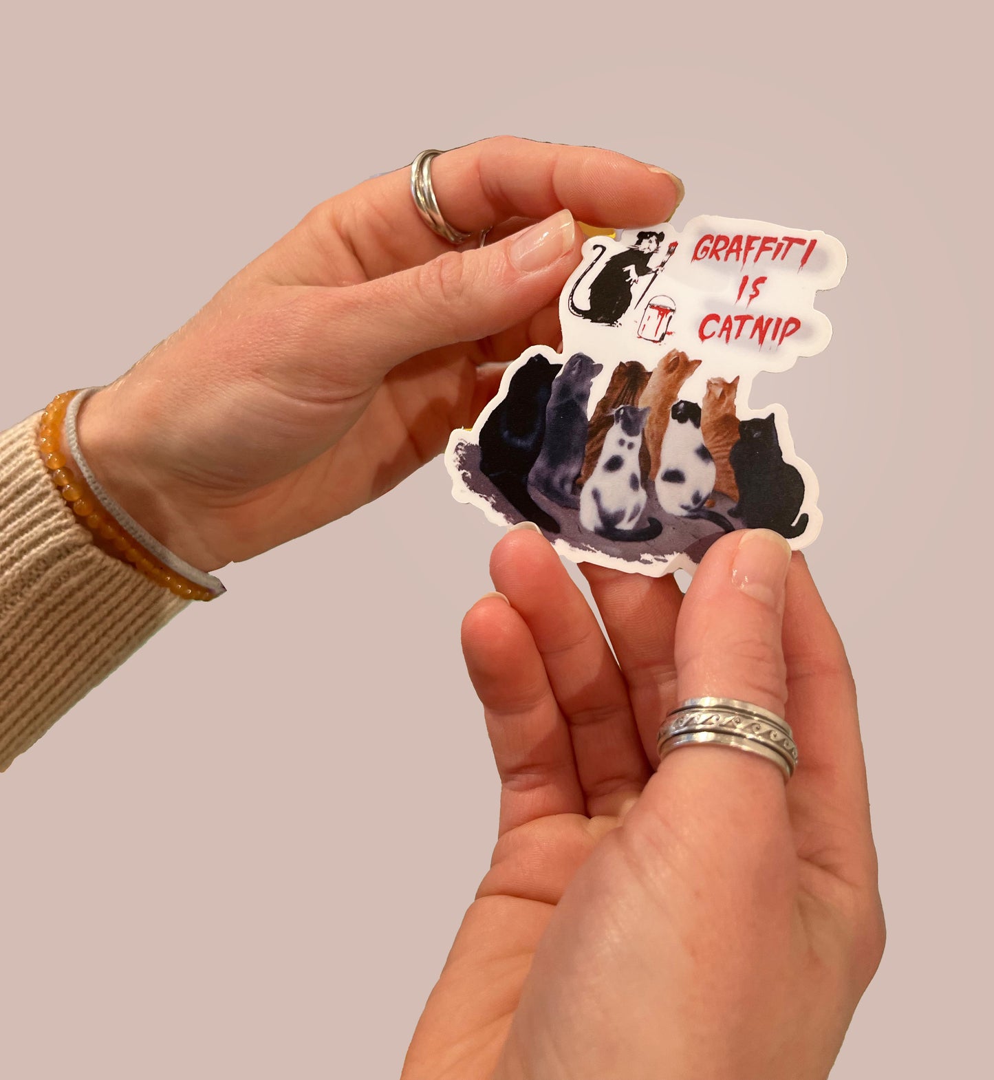 Graffiti is Catnip Sticker