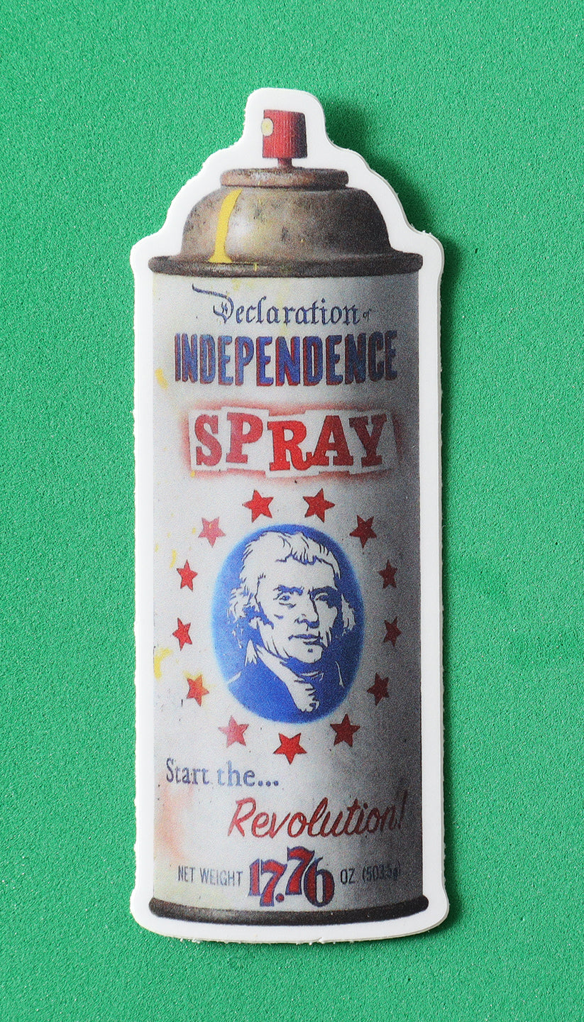Independence Spray Sticker