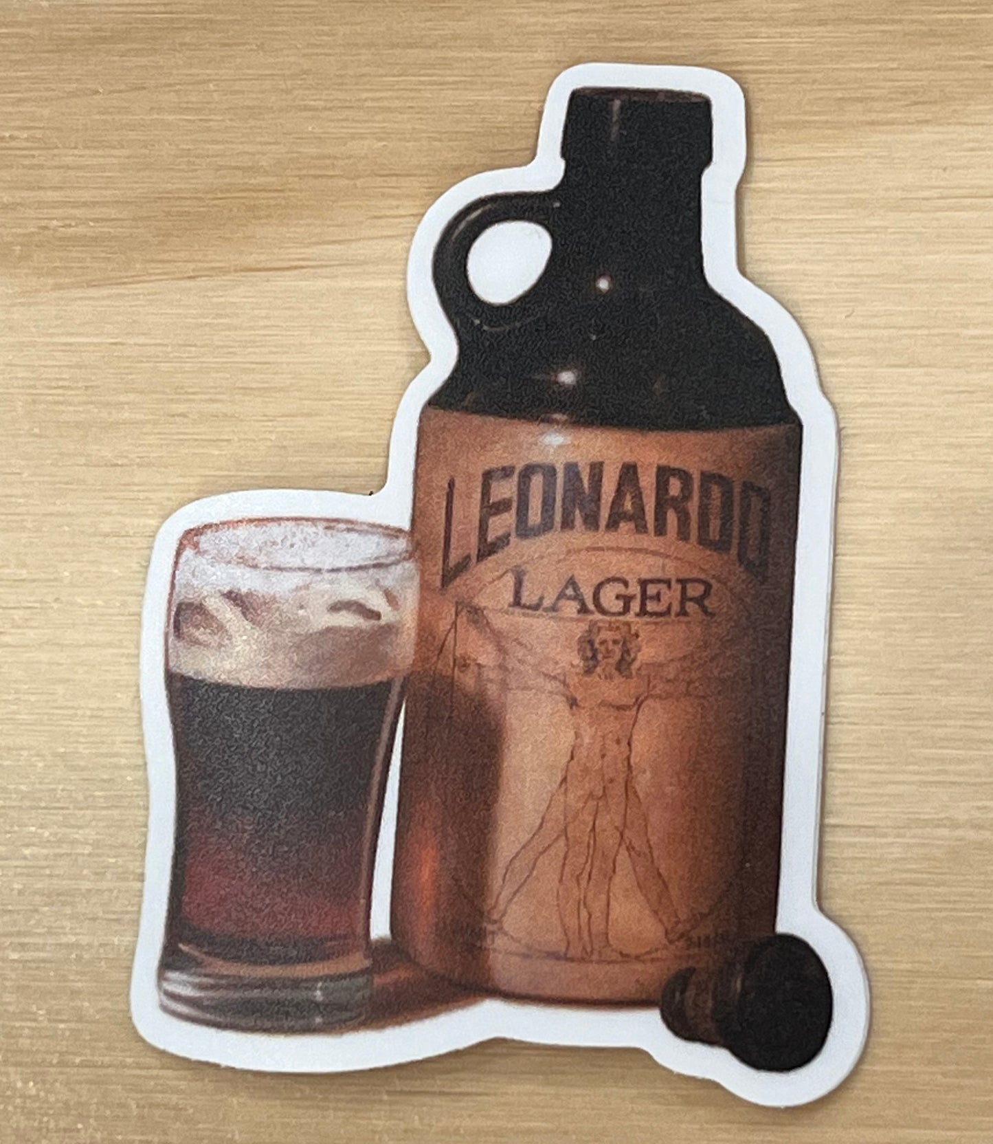 Leonardo Lager Sticker
