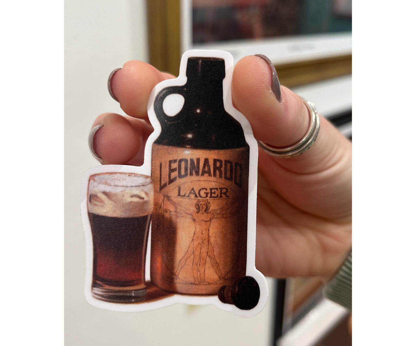 Leonardo Lager Sticker