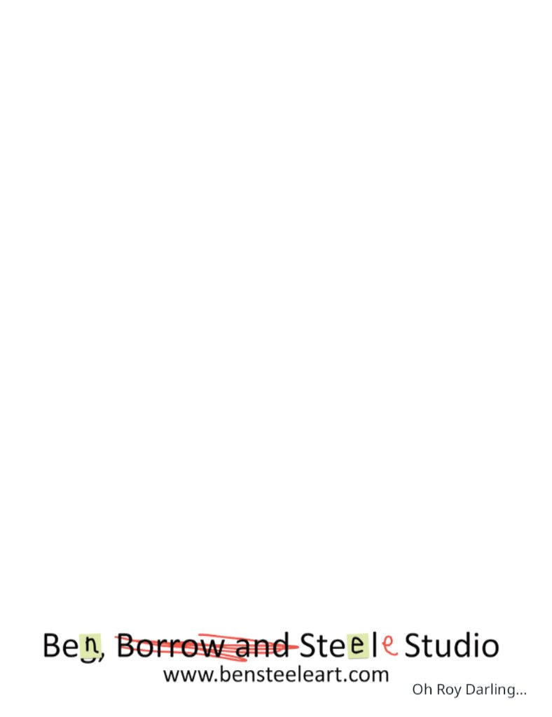 Oh Roy, Darling Notecard