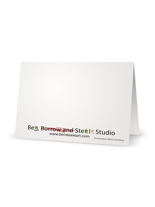 Promontory Point Spray Paint Notecard