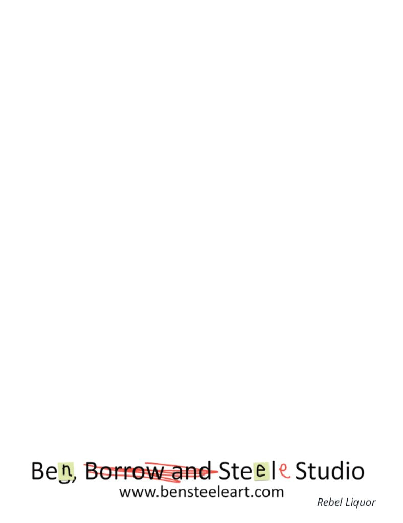 Rebel Liquor Notecard