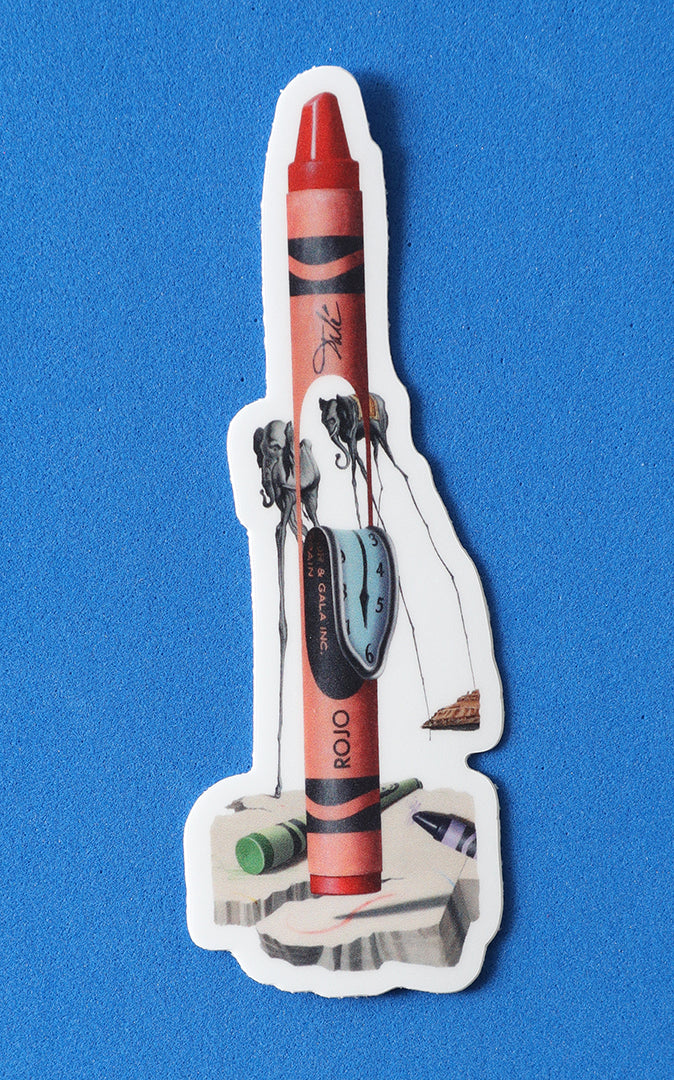 Rojo Crayon Sticker