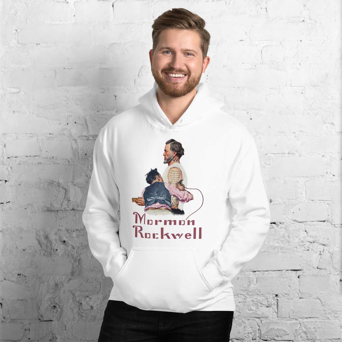 Mormon Rockwell Unisex Hoodie
