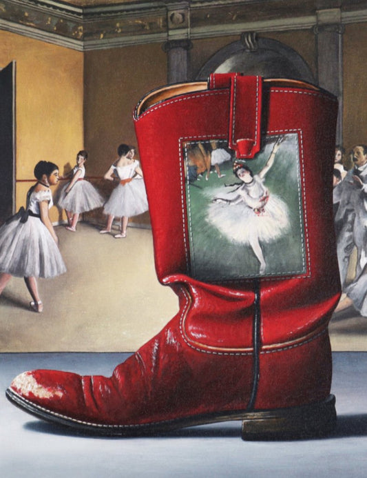 Ballet Boot Notecard