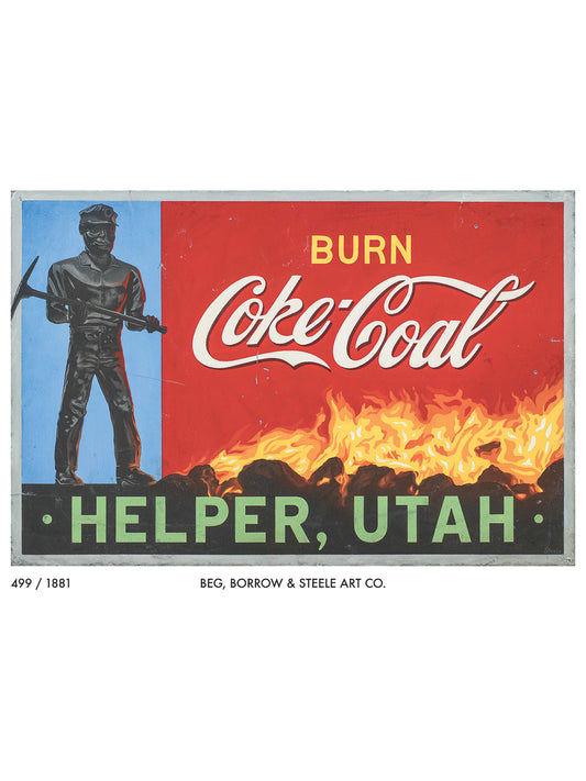 Burn Coke Coal Print