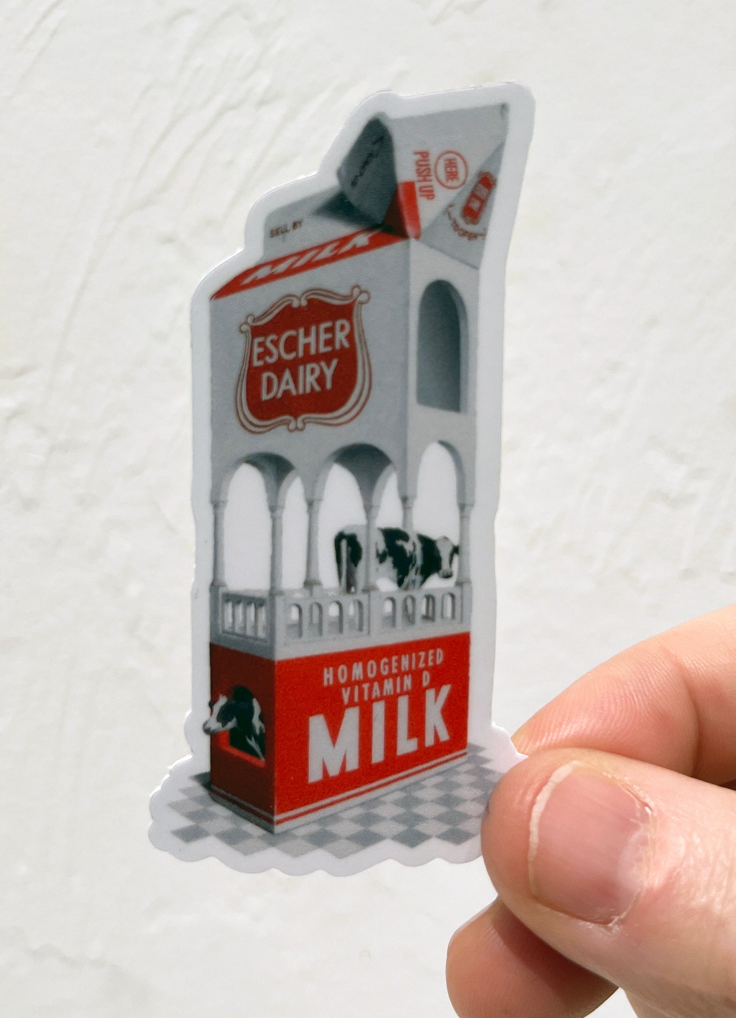 Escher Dairy Sticker