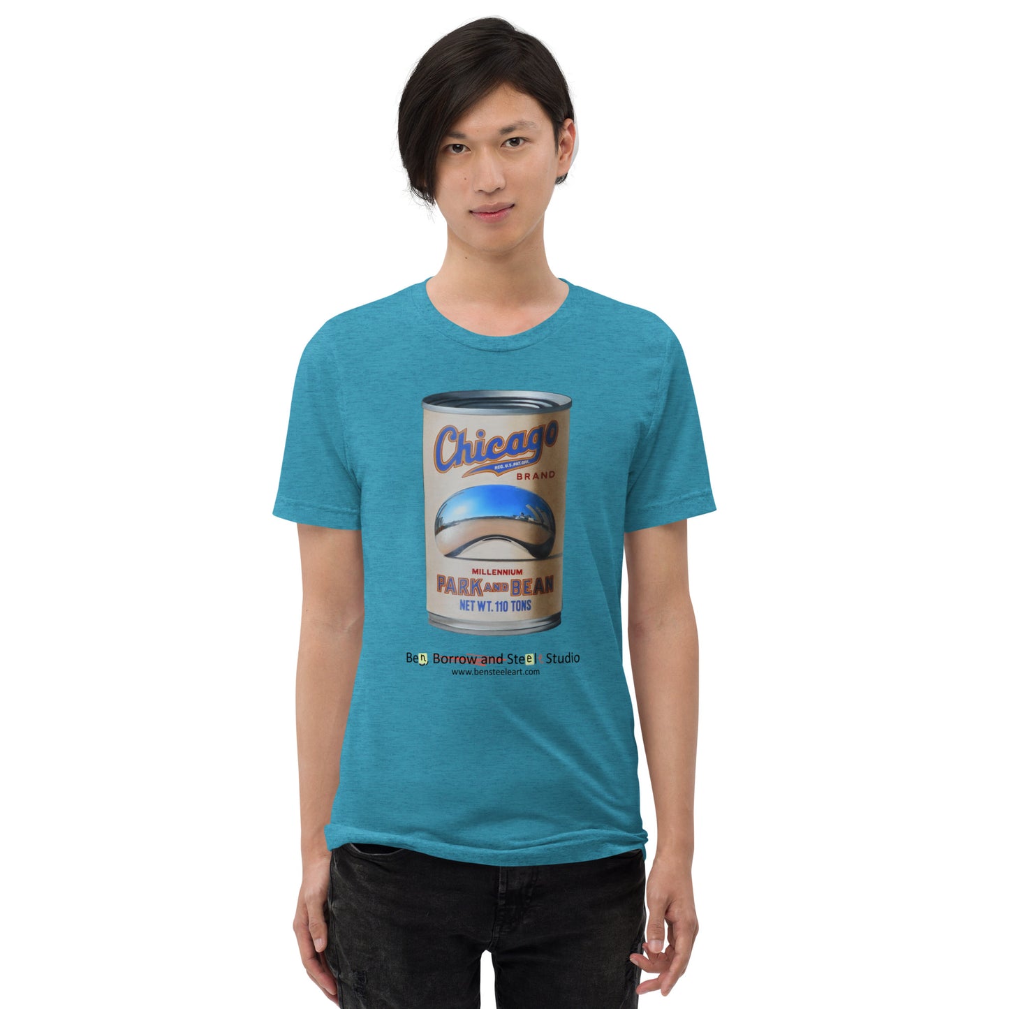 Chicago Park and Bean Triblend T-Shirt